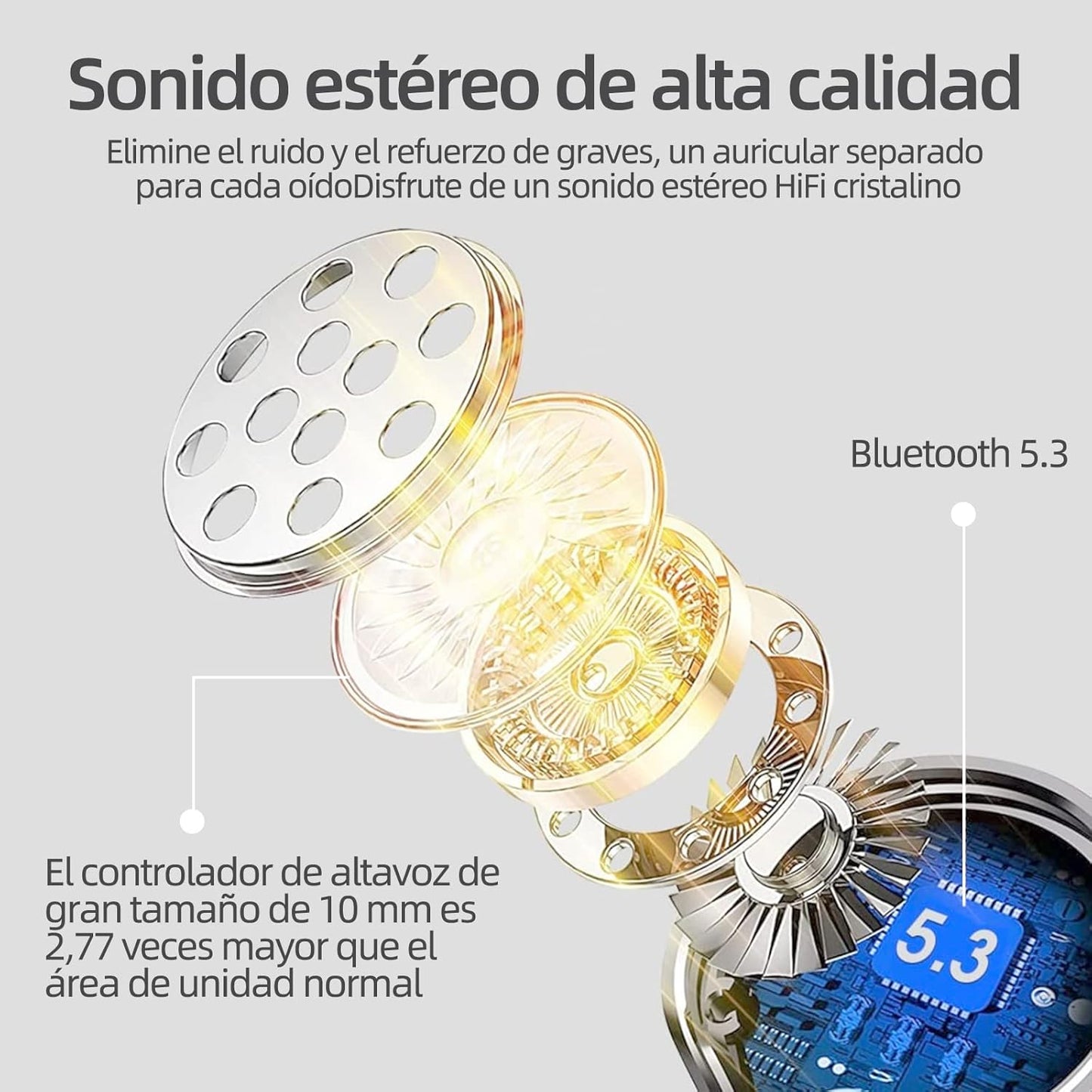 🎧 AUDÍFONOS INALÁMBRICOS IPX7 – CON PANTALLA LED Y SONIDO ENVOLVENTE