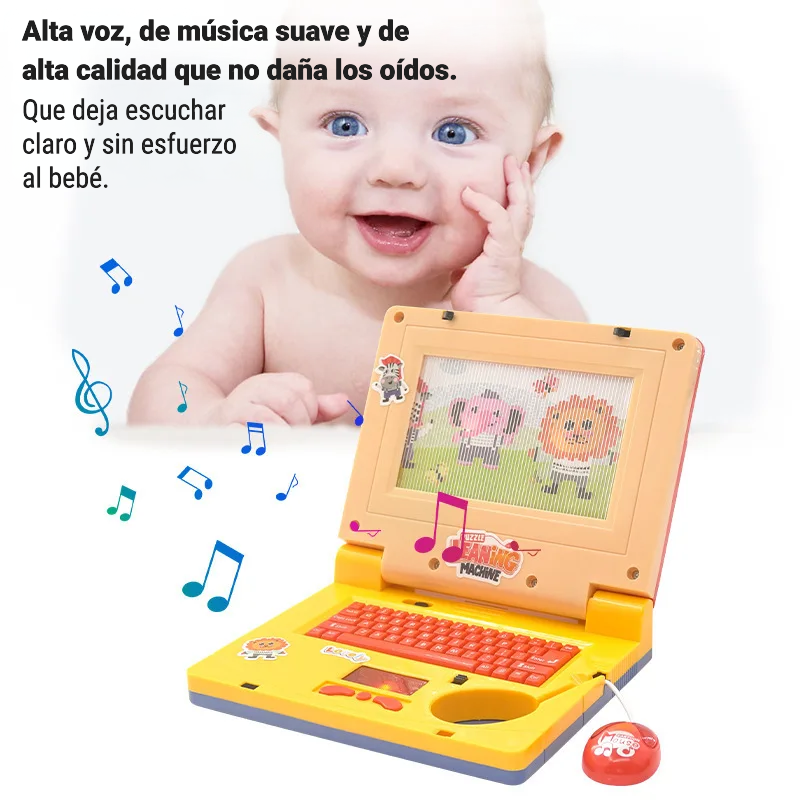 🧠 MINI COMPUTADOR INFANTIL INTERACTIVO – ¡APRENDE JUGANDO!