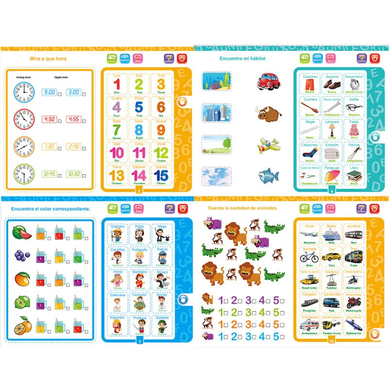 LIBRO INTERACTIVO BILINGUE PARA NIÑOS