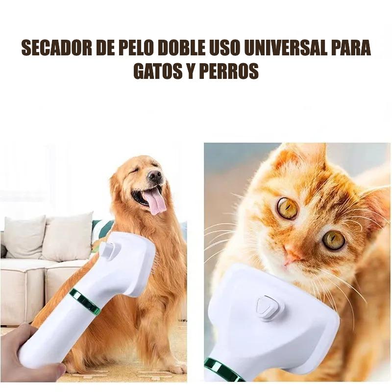 SECADOR PEINE PARA MASCOTAS 2 EN 1