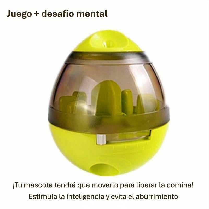 🐾 JUGUETE INTERACTIVO DISPENSADOR DE COMIDA – ¡DIVERSIÓN Y ALIMENTACIÓN EN UNO!