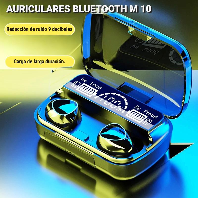 Estuche de carga con pantalla digital para audífonos M10 TWS Bluetooth 5.1