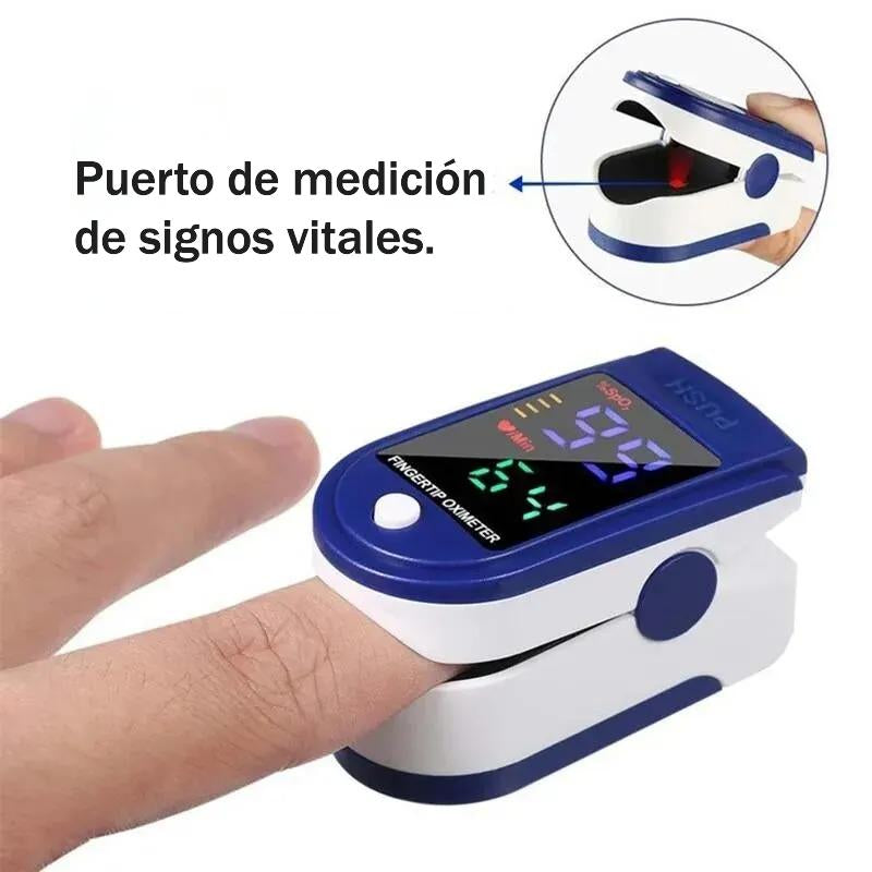 🩺 OXÍMETRO DIGITAL PORTÁTIL – MONITOREA TU BIENESTAR EN CASA