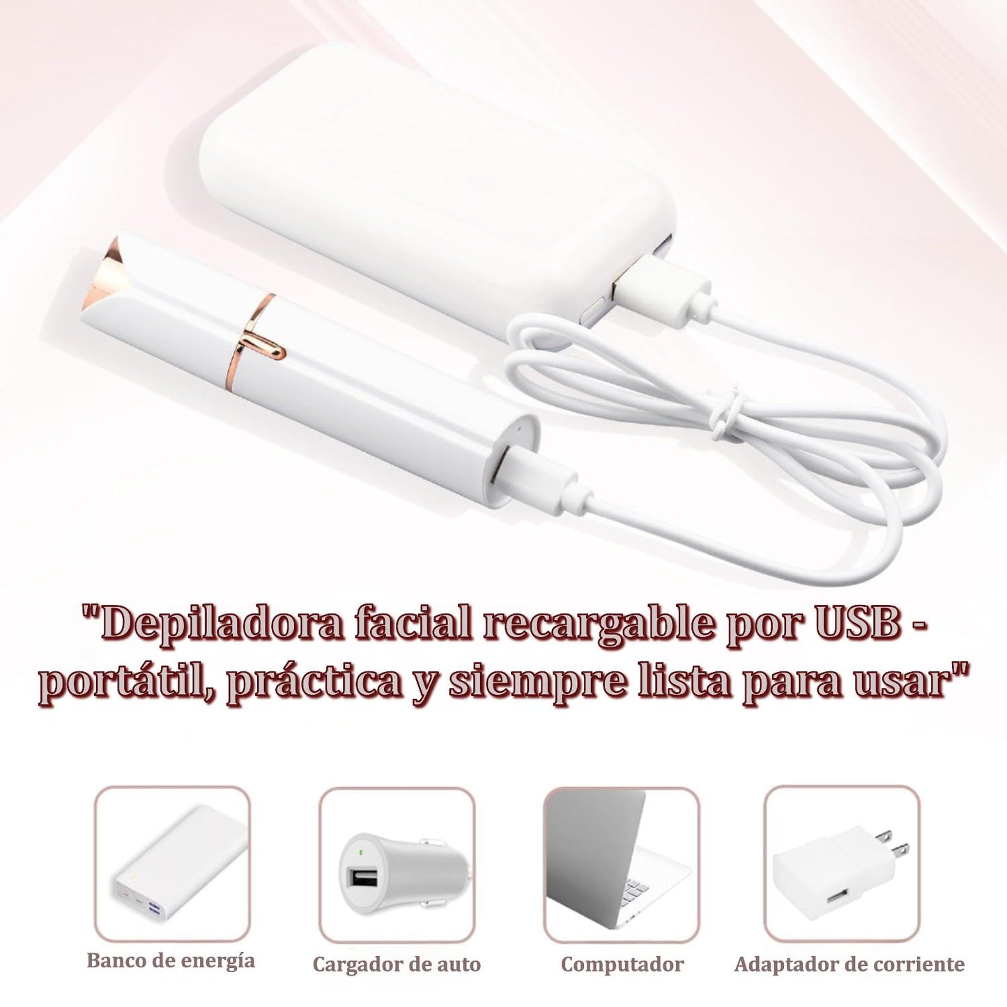 💖 DEPILADORA DE VELLO FACIAL FLAWLESS – SUAVIDAD INSTANTÁNEA, SIN DOLOR