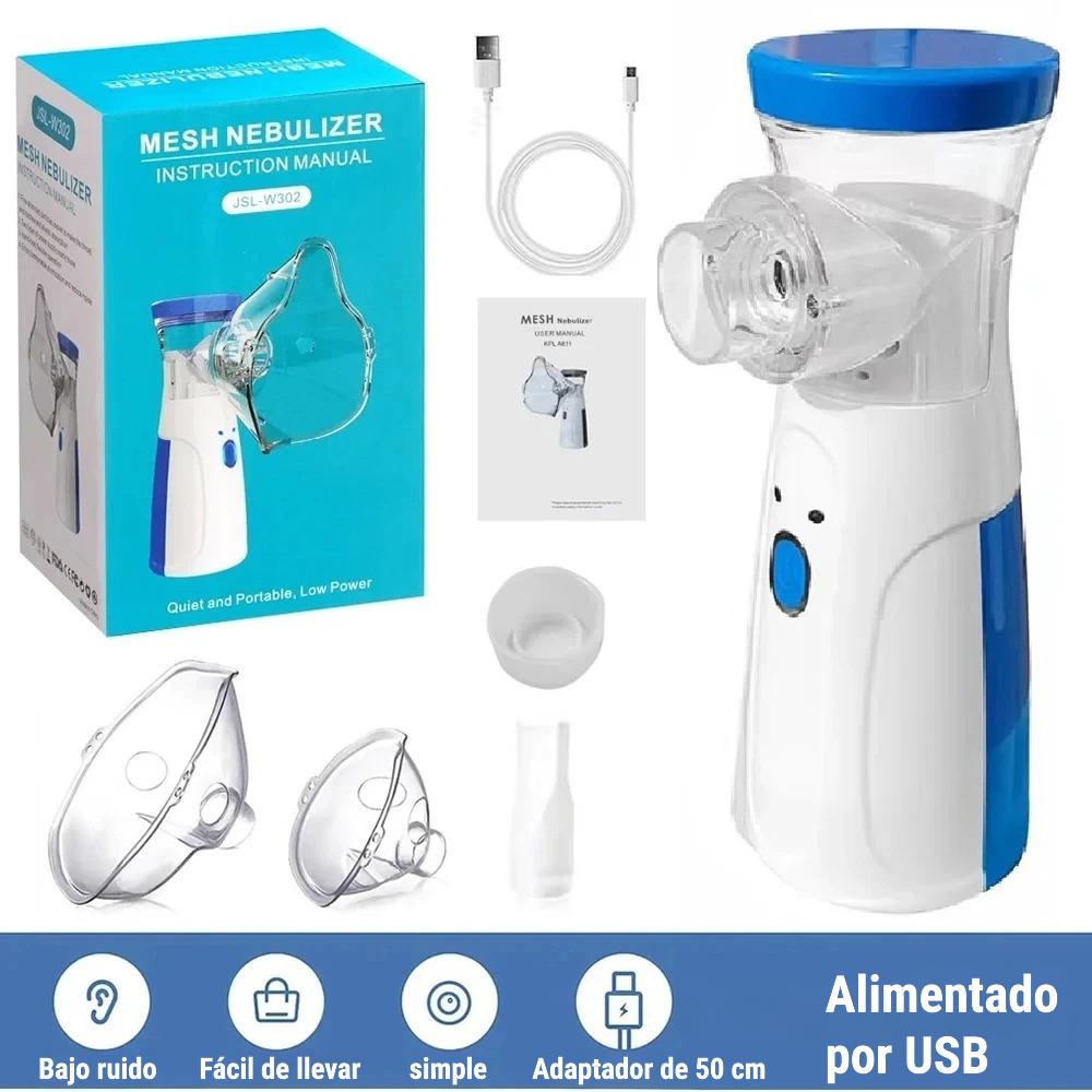 🌬️ NEBULIZADOR PORTÁTIL PARA NIÑOS Y ADULTOS